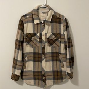Thread & Supply fleece button up shirt